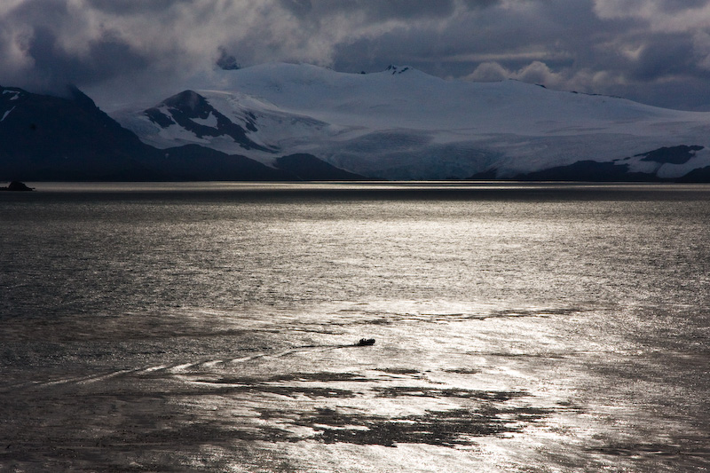 Zodiac Crossing The Bay Of Isles